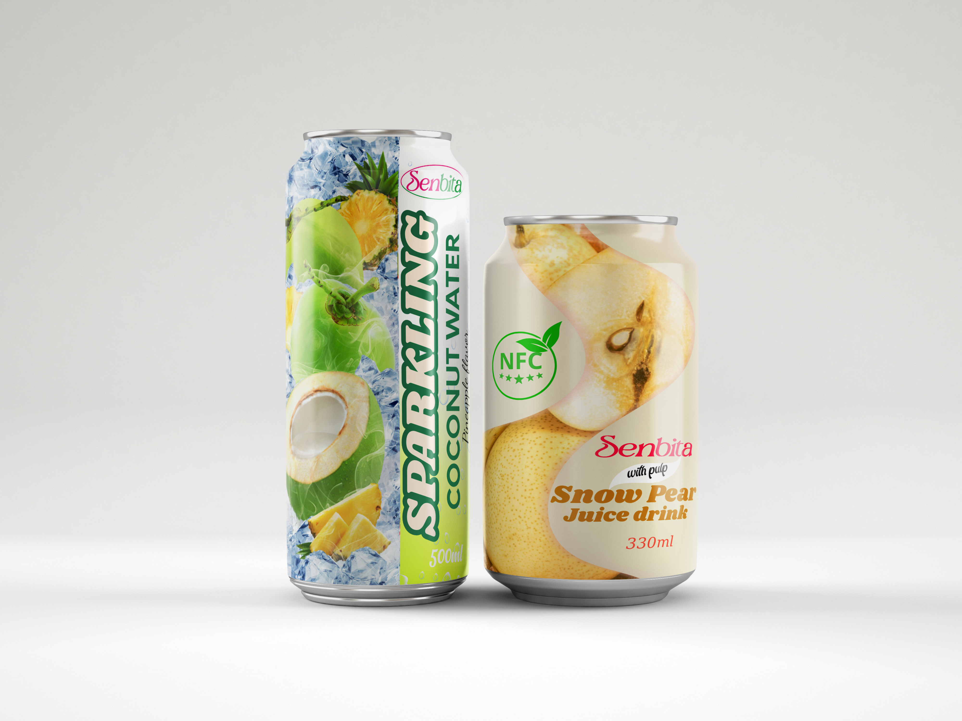 Snow Peal Juice Drink 330ml Short Can Private Label 1