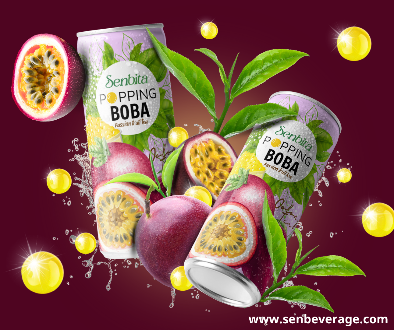 HOME 56 Popping Boba Tea Can