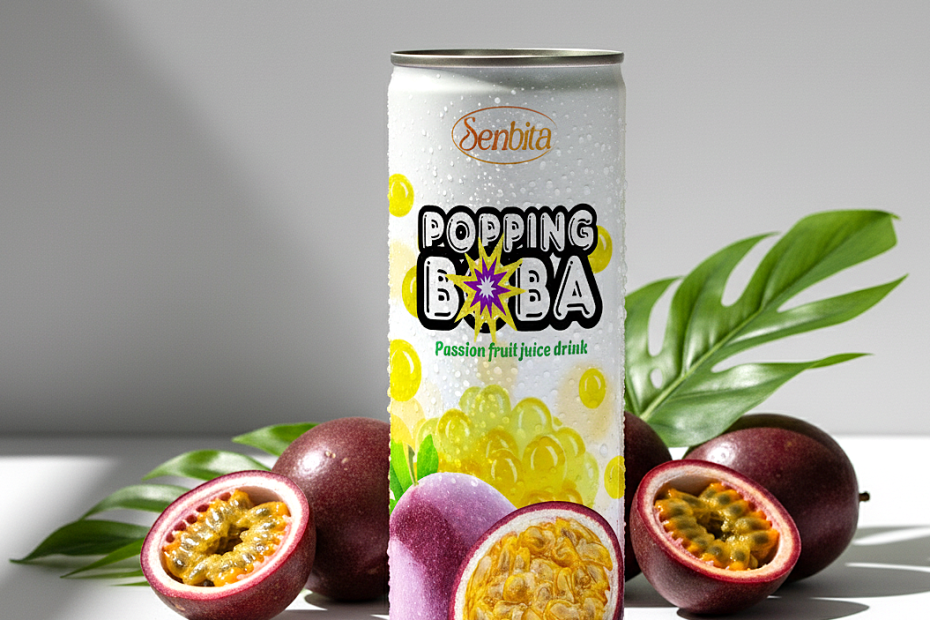 Tropical Passion in Every Sip: The Rise of Passion Fruit Juice with Popping Boba by SENBITA 1