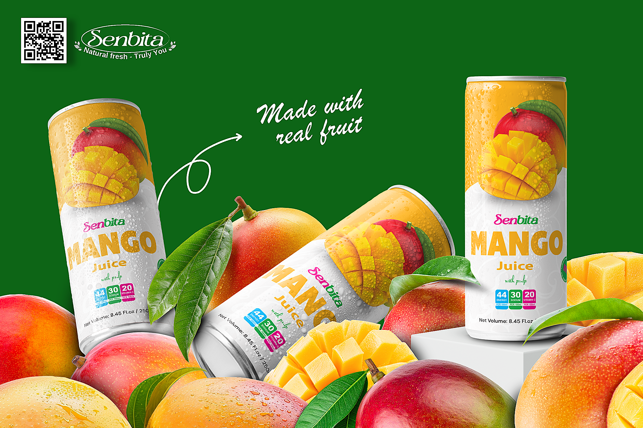 mango juice with pulp 250ml