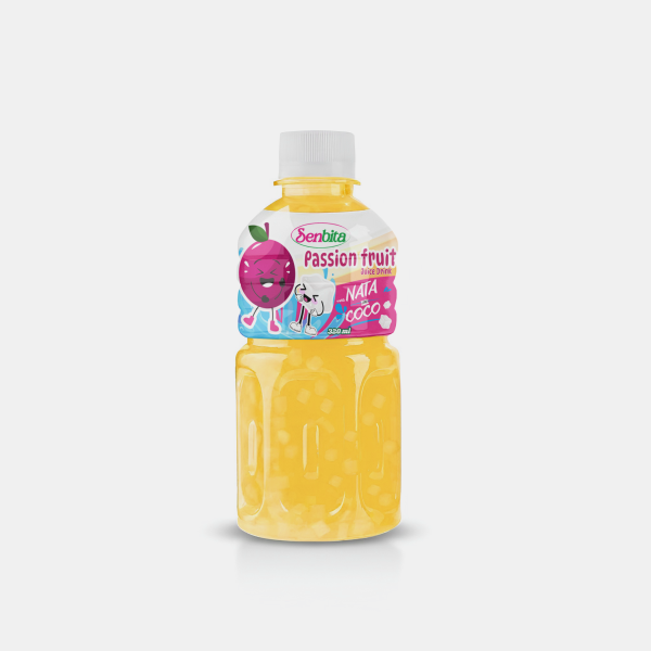 Passion Fruit Juice with Nata de Coco