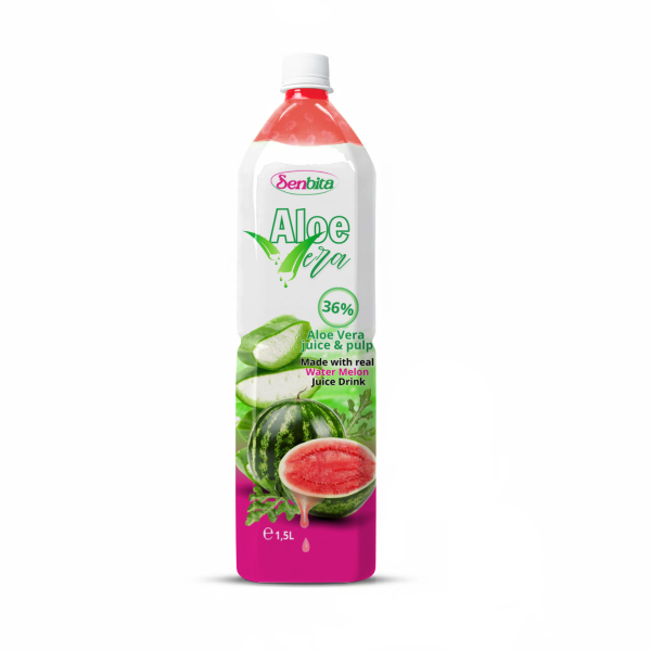 SENBITA Aloe Vera Watermelon Juice Drink With Real Pulp