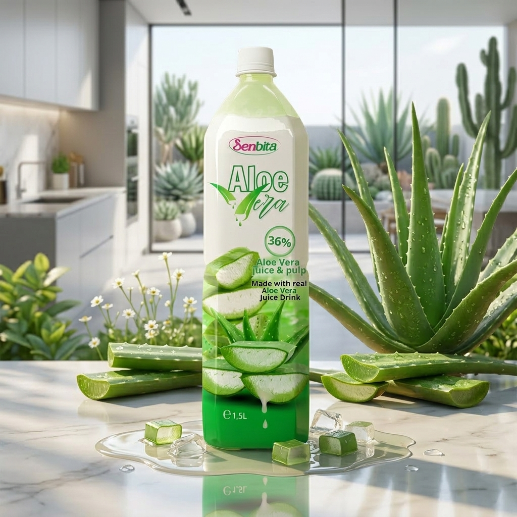 SENBITA Aloe Vera Juice Drink With Real Pulp