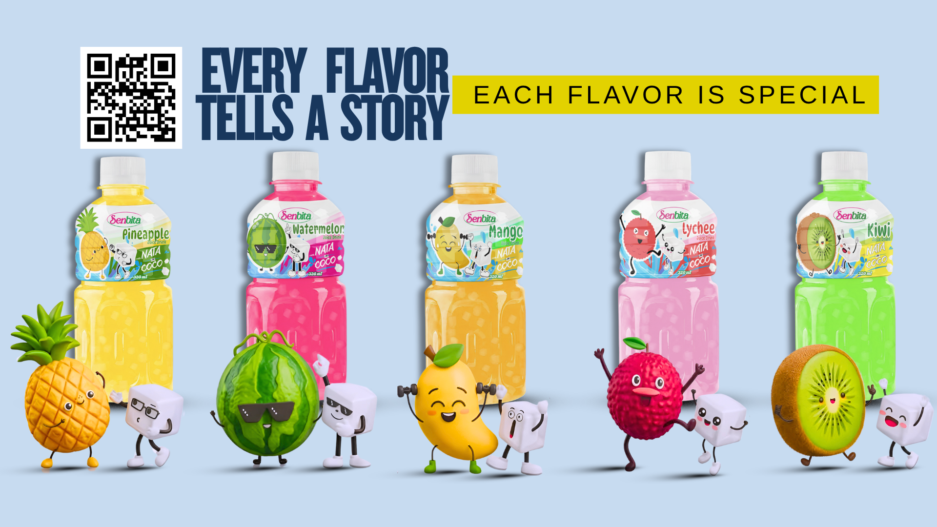 Lychee Juice Drink with Nata de Coco