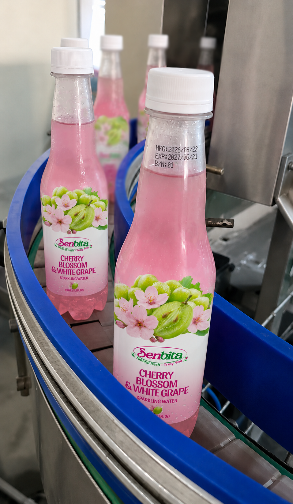 SENBITA Apple & Rose Sparkling Water 330ml Bottle 2 Apple & Rose Sparkling Water