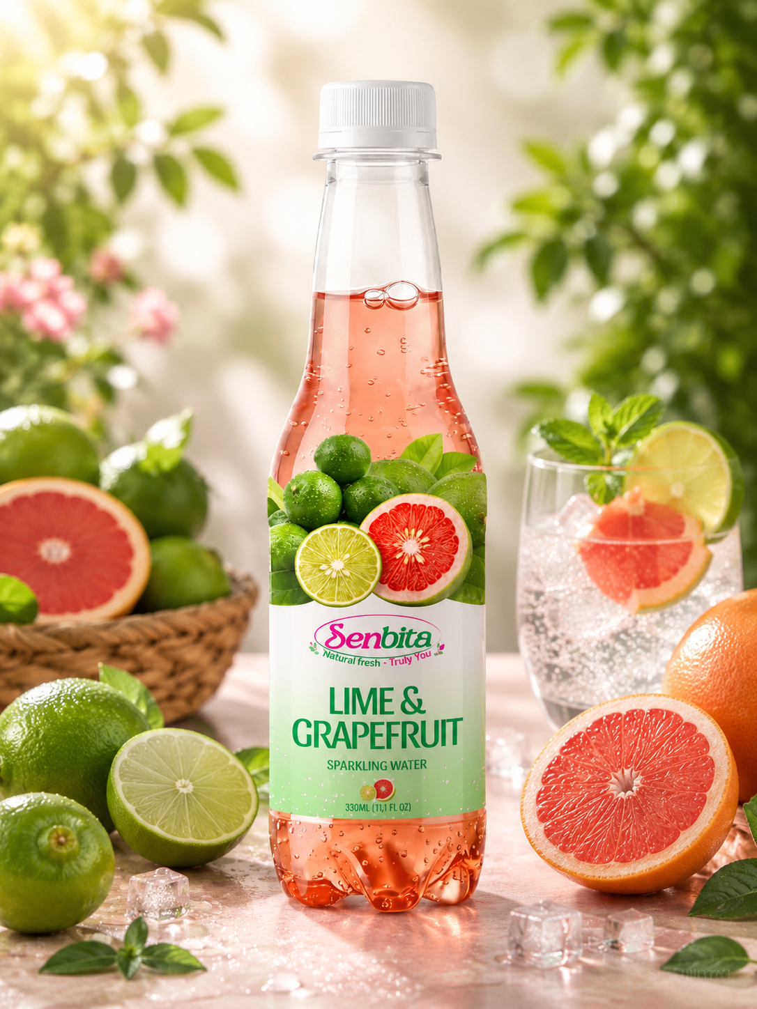 Lime & Grapefruit Sparkling Water