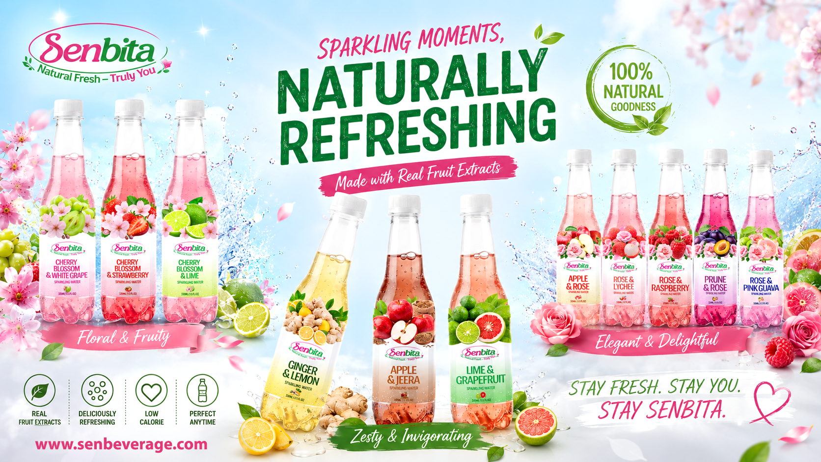 Lemon & Ginger Sparkling Water