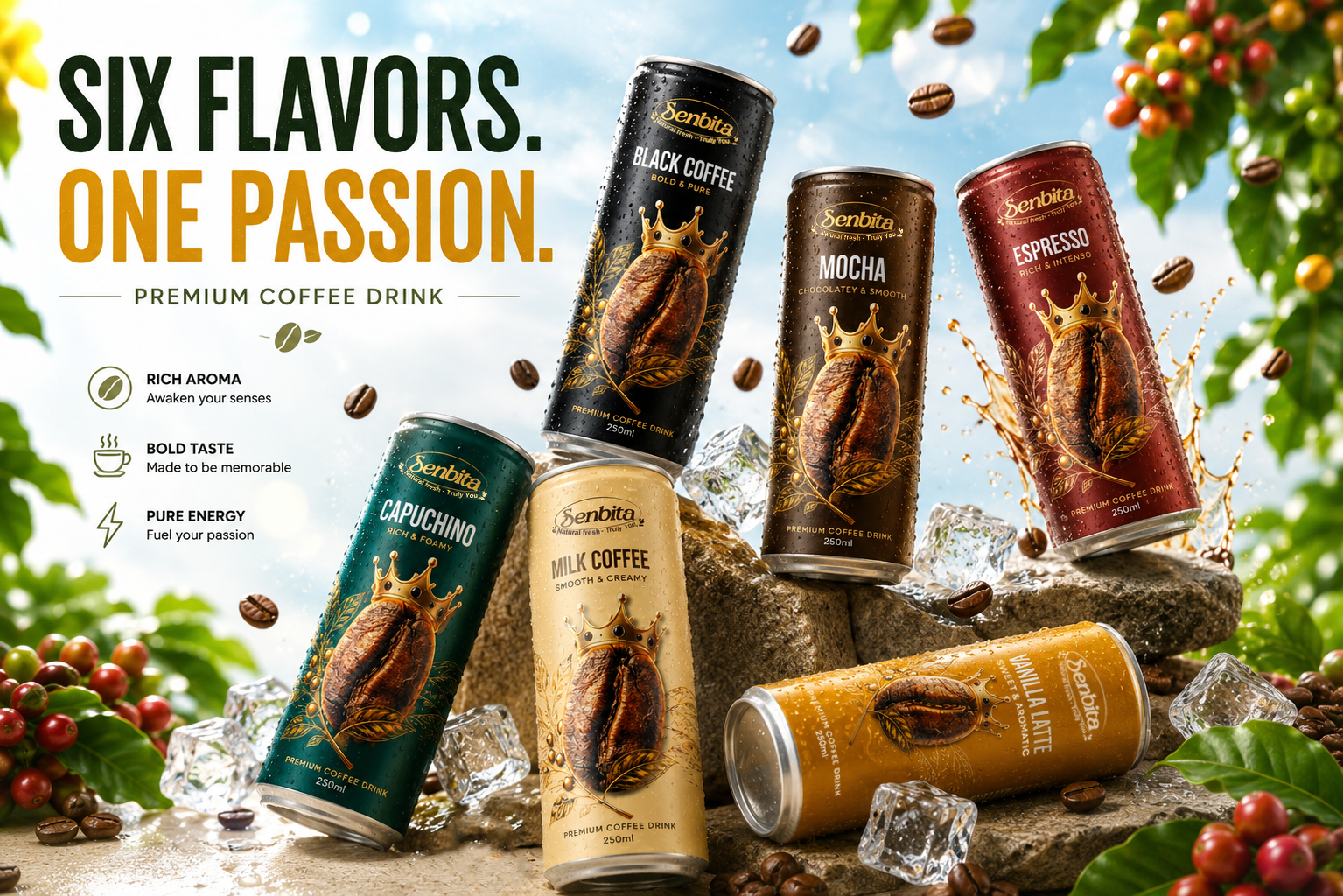 Mocha Coffee 250ml Can