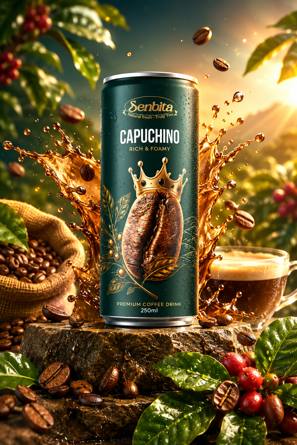 Cappuccino Coffee 250ml Can