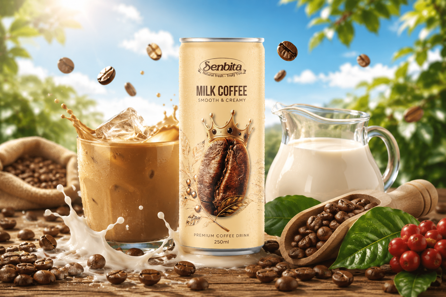 Milk Coffee 250ml Can