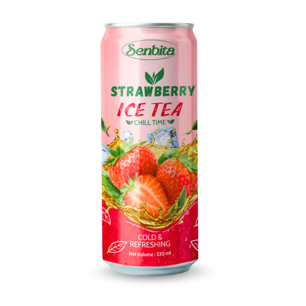 Strawberry Iced Tea 330ml Can