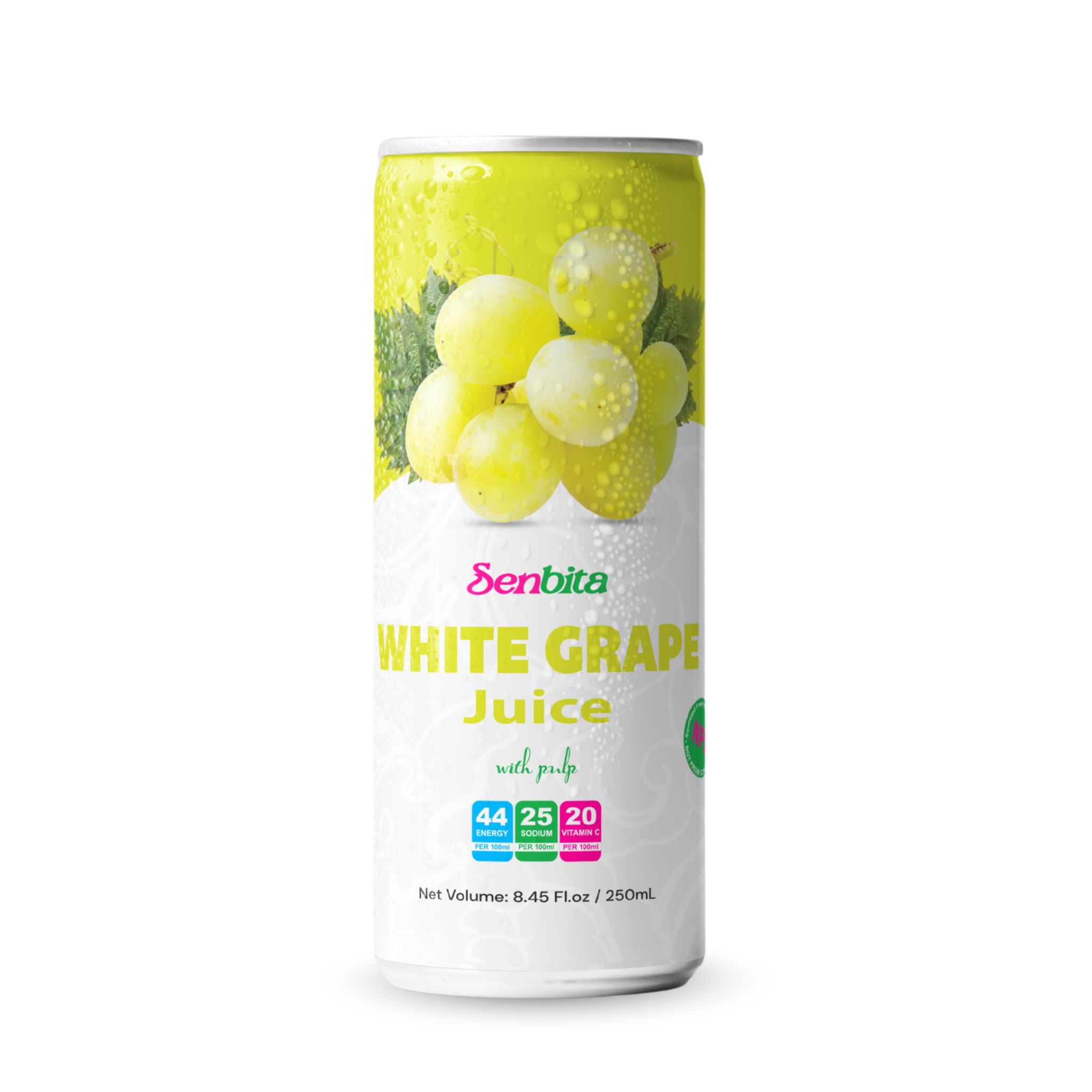 5 White Grape Juice with Pulp 250ml