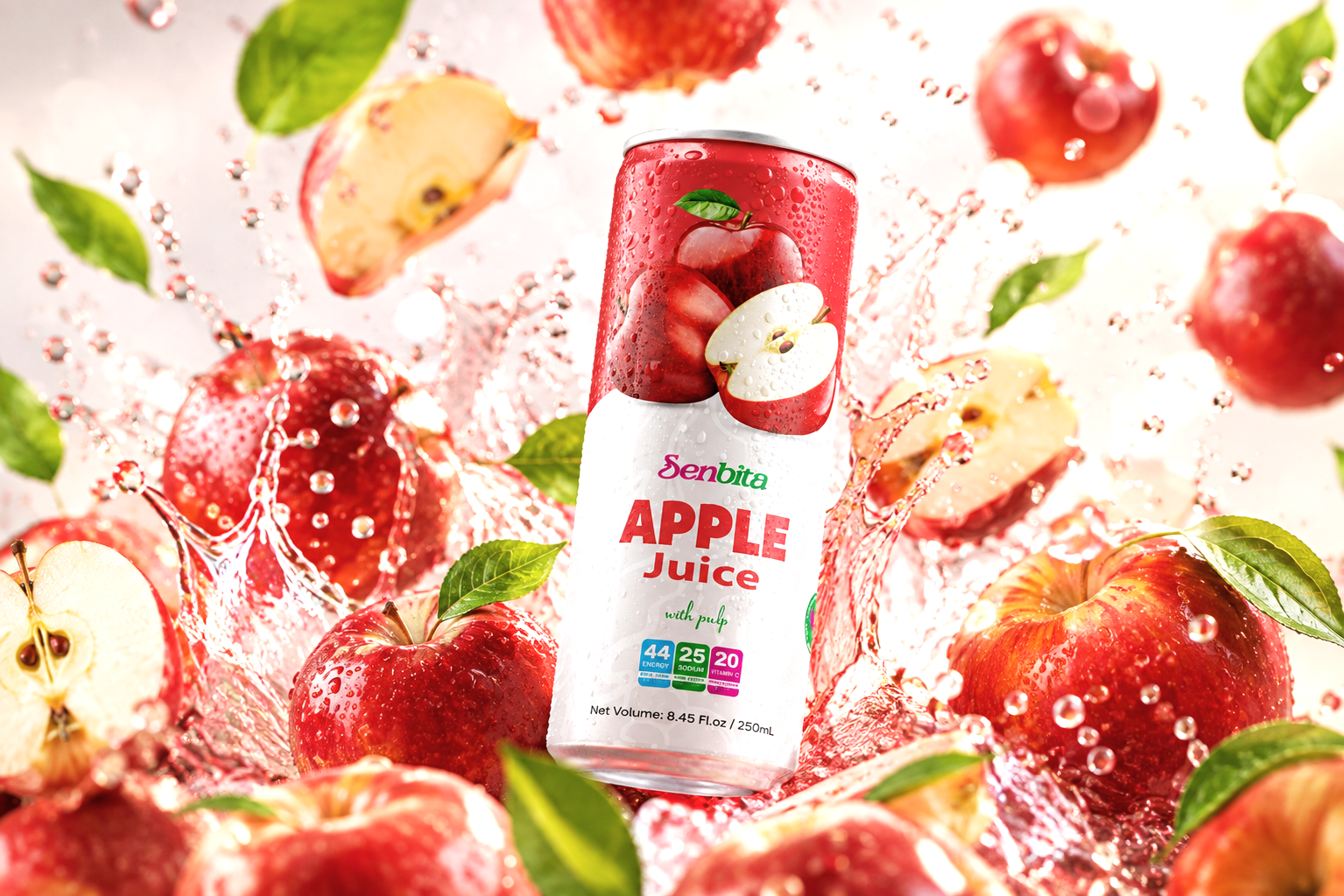 Apple Juice 250ml with Pulp by 1 apple juice 250ml with pulp