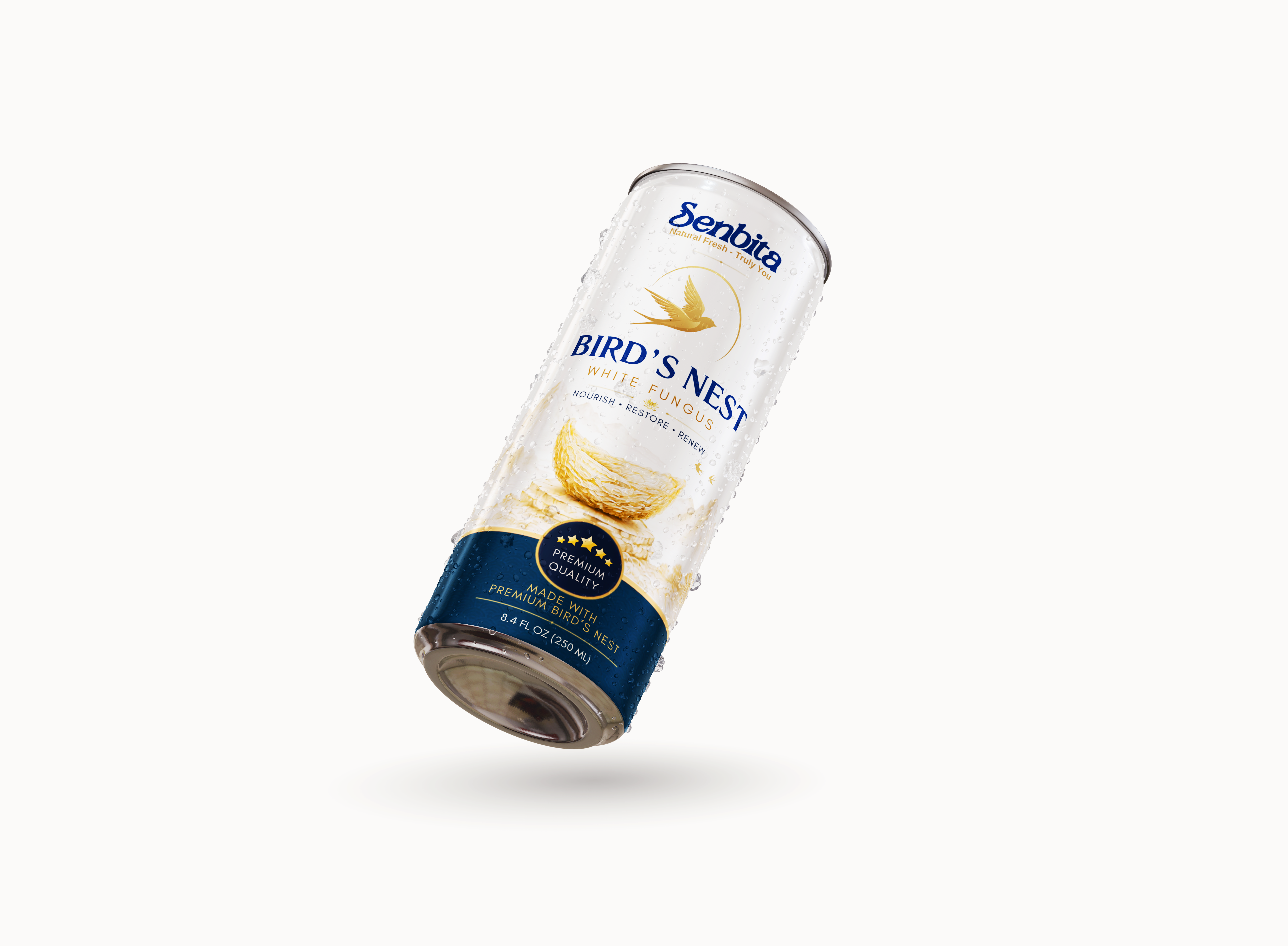 SENBITA Bird’s Nest with Fungus 250ml Canned 1 Bird's Nest with Fungus 250ml