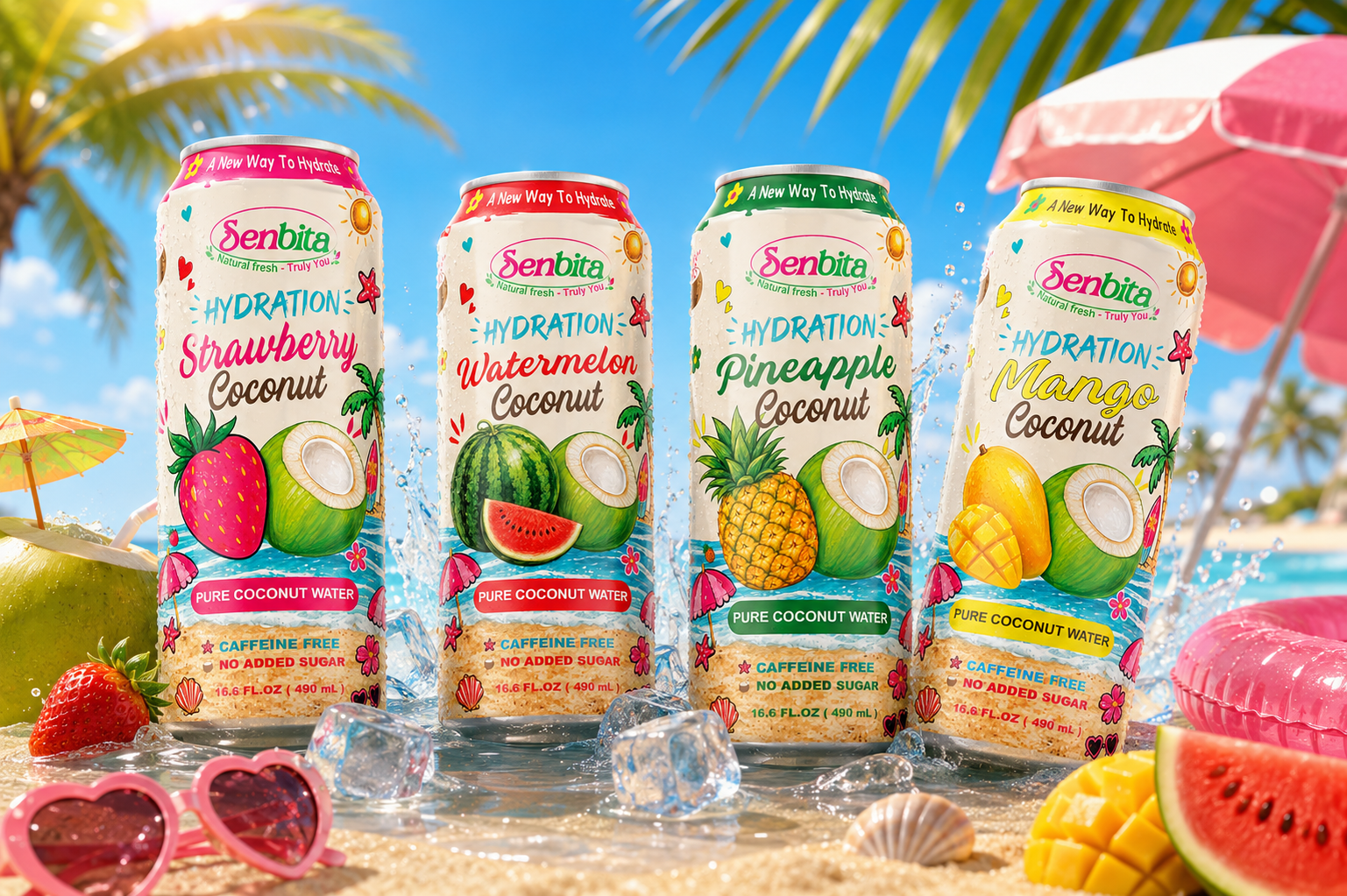 SENBITA Coconut Water Manufacturer for Modern Markets: 4 Fresh Flavors Designed for Gen Z 6 Coconut Water Manufacturer