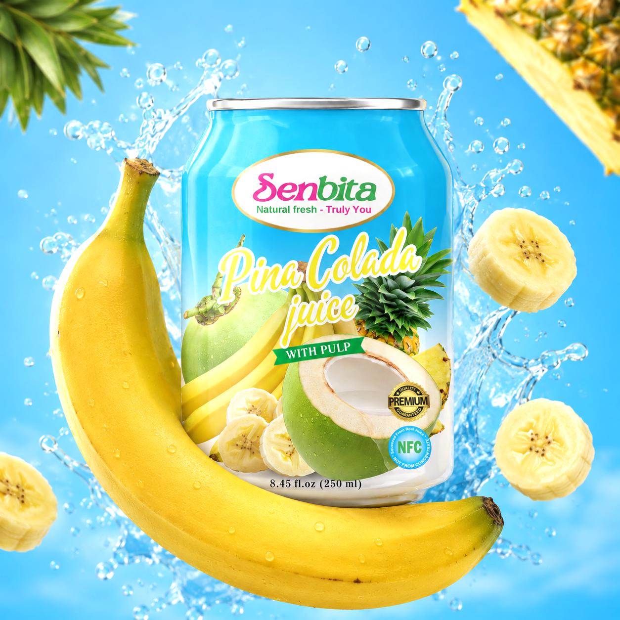 Pina Colada Juice with Pulp Manufacturer