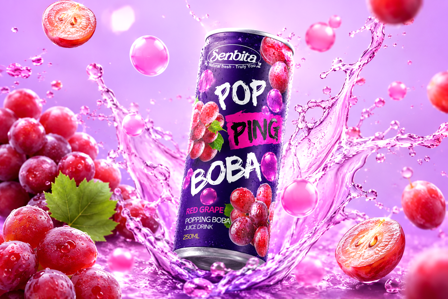  Popping Boba Juice 250ml