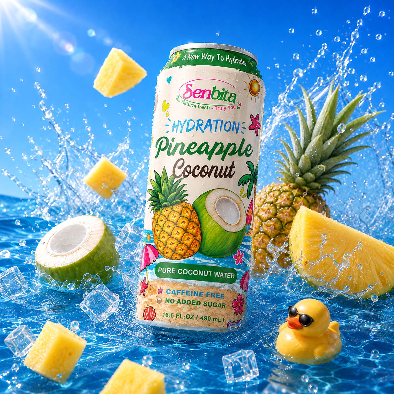 SENBITA Coconut Water Manufacturer for Modern Markets: 4 Fresh Flavors Designed for Gen Z 4 Coconut Water Manufacturer
