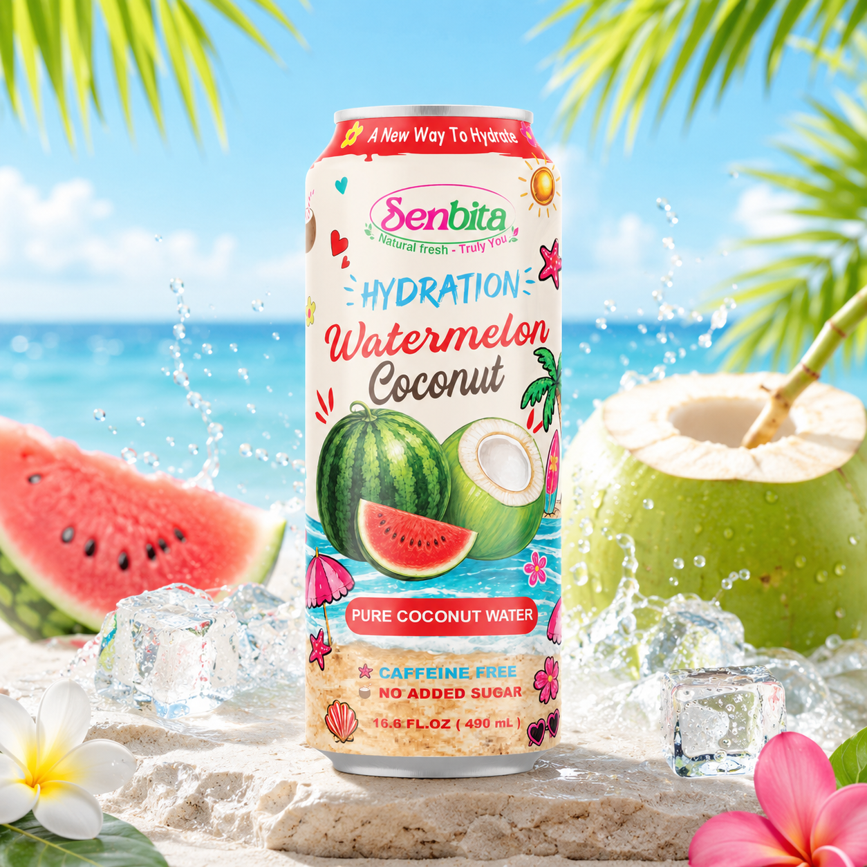 Watermelon Coconut Water