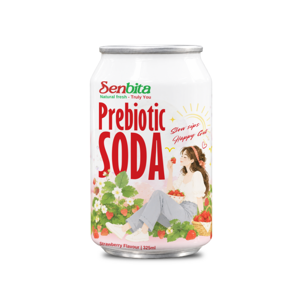 Strawberry Prebiotic Soda