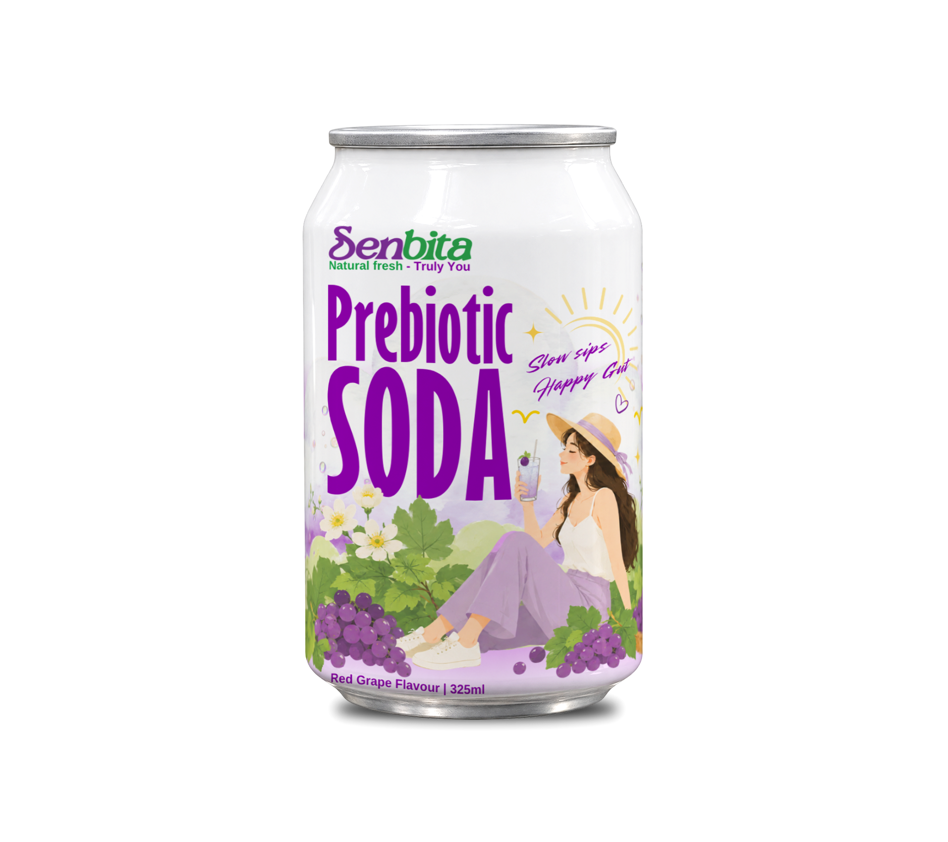 red grape prebiotic Prebiotic Soda Manufacturer