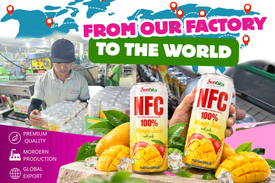 From Our Factory to the World: SENBITA’s Commitment to Quality Beverage Manufacturing 1 beverage manufacturer in Vietnam